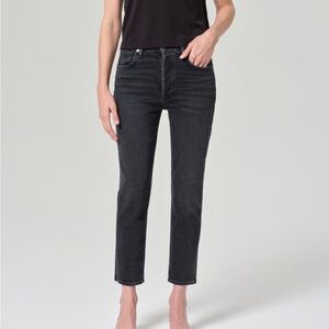 RILEY HIGH RISE STRAIGHT CROP (STRETCH)